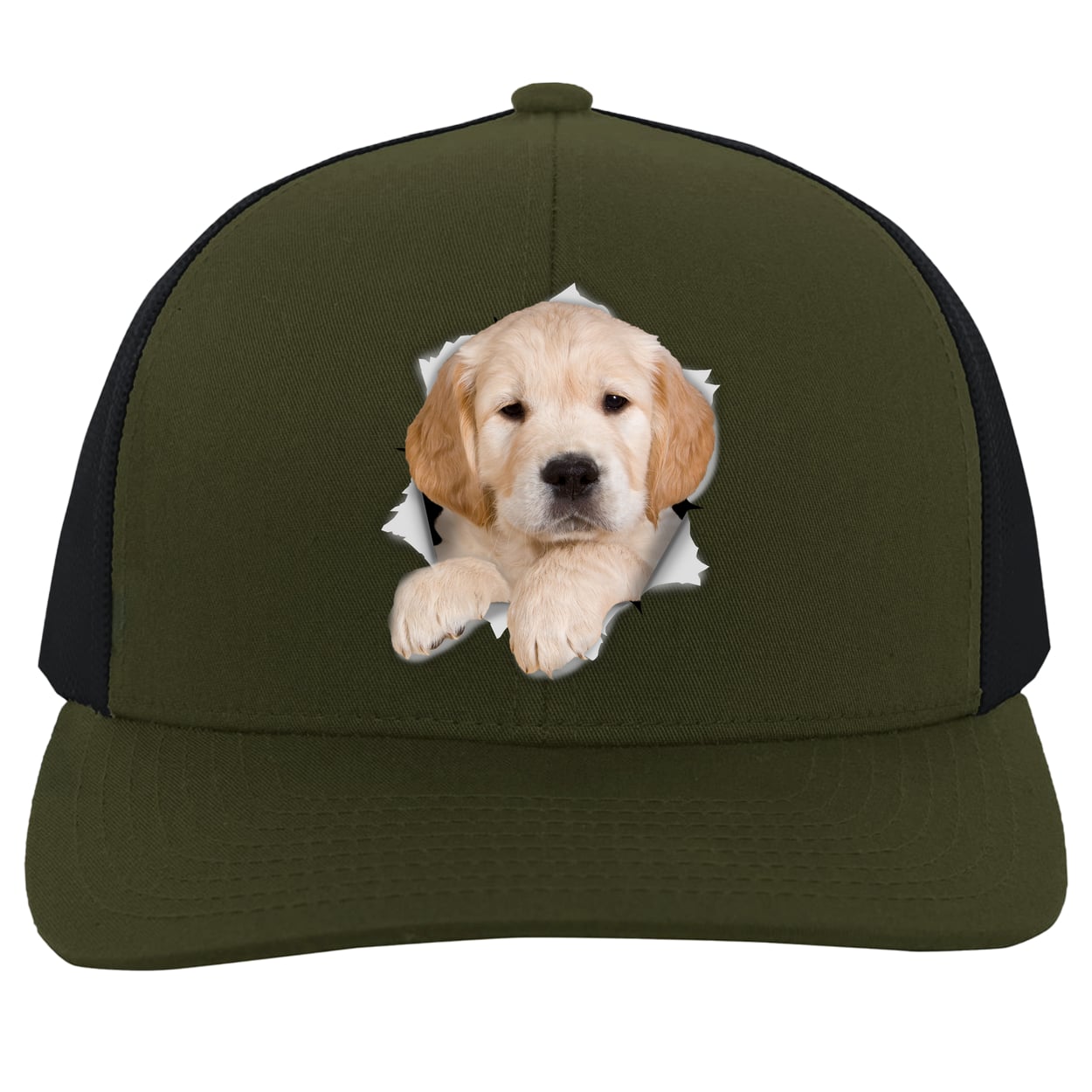 104C Trucker Snap Back - Moss/Charcoal