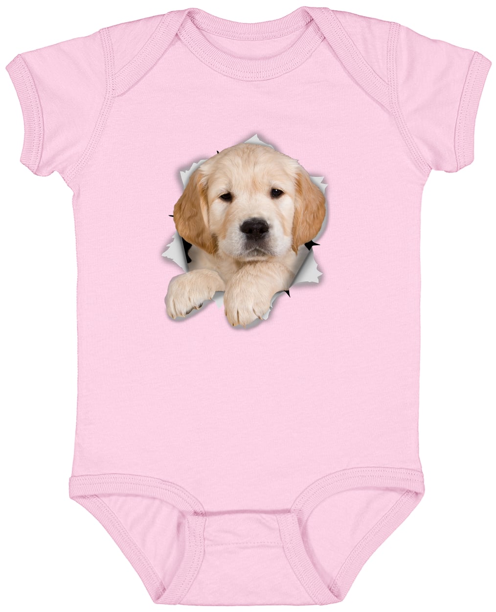 4424 Infant Fine Jersey Bodysuit - Pink