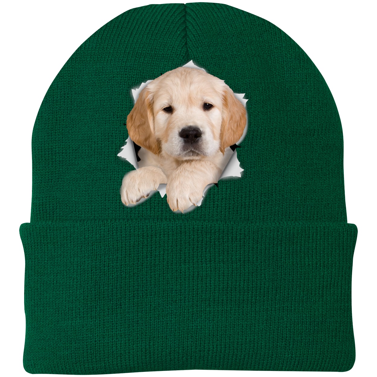 CP90 Port & Company Knit Beanie - Athletic Green