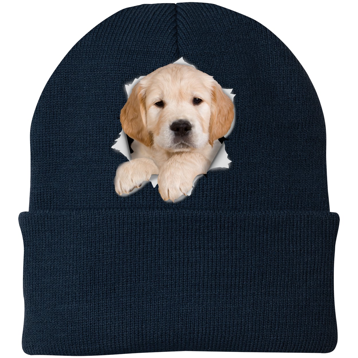 CP90 Port & Company Knit Beanie - Navy