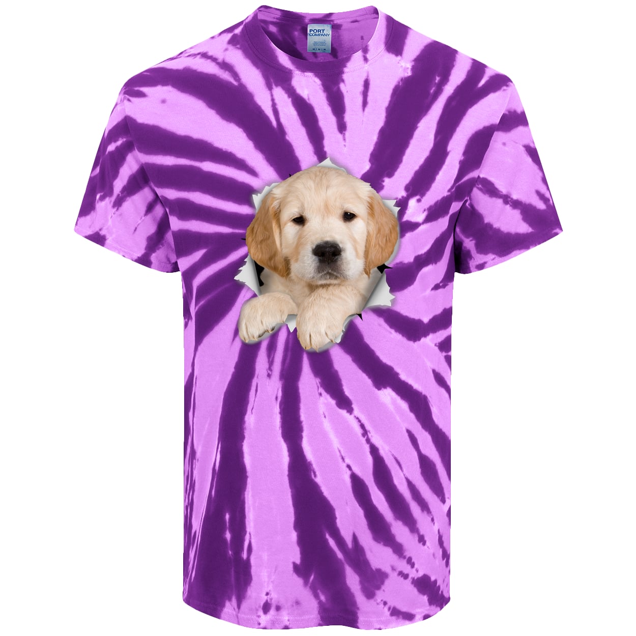 PC147 Port & Company Tie-Dye Tee - Purple