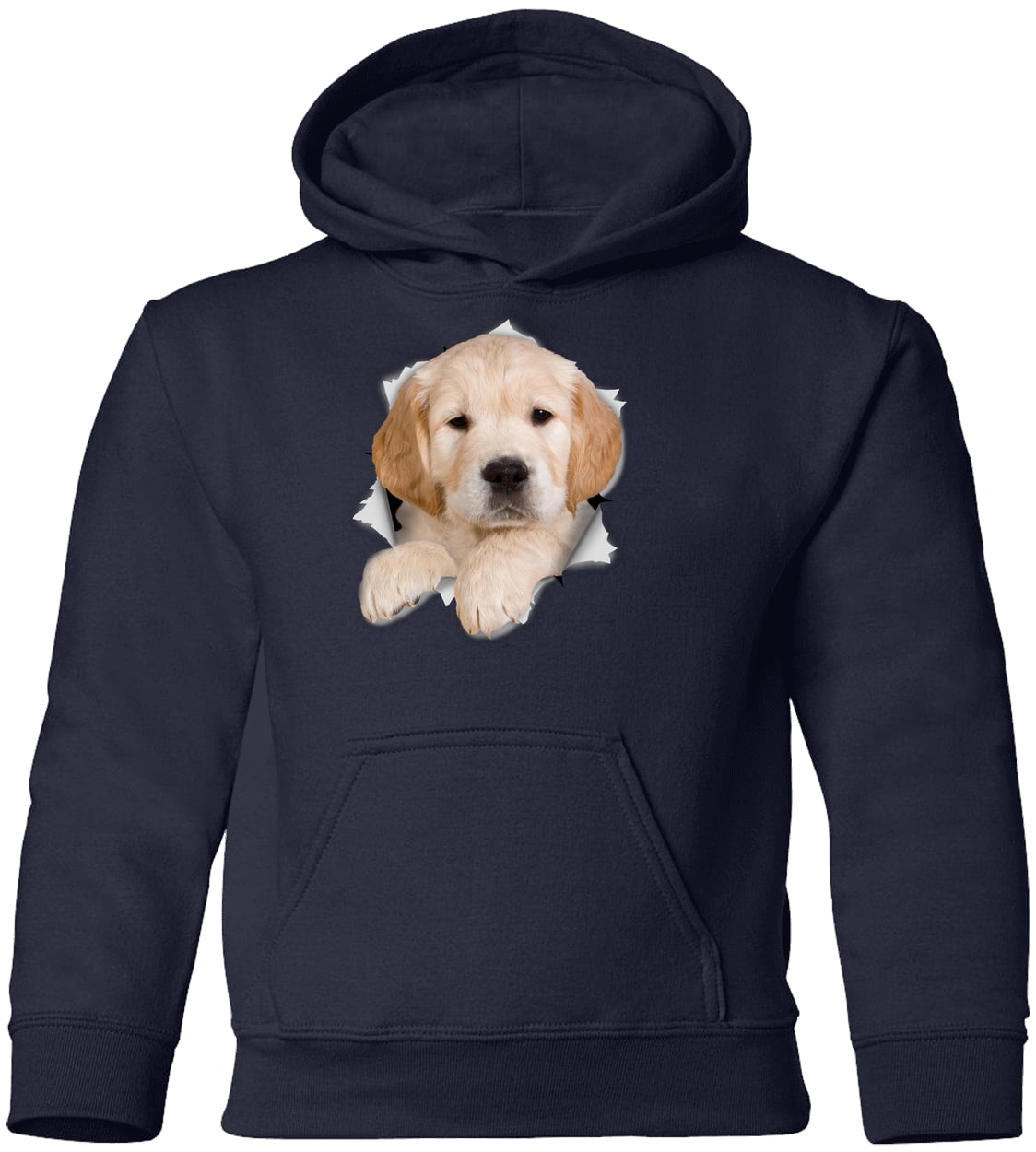 G185B Gildan Youth Pullover Hoodie - Navy