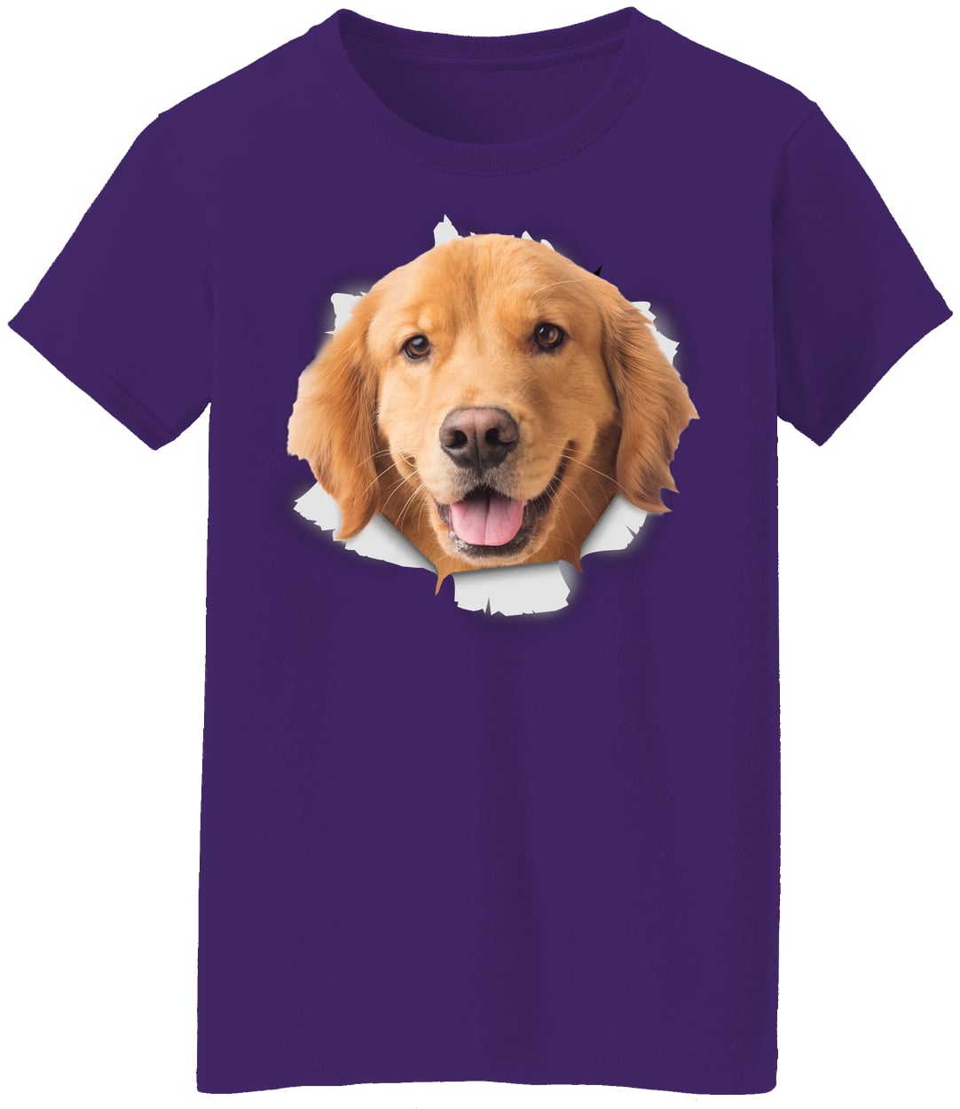 G500L Ladies' 5.3 oz. T-Shirt - Purple