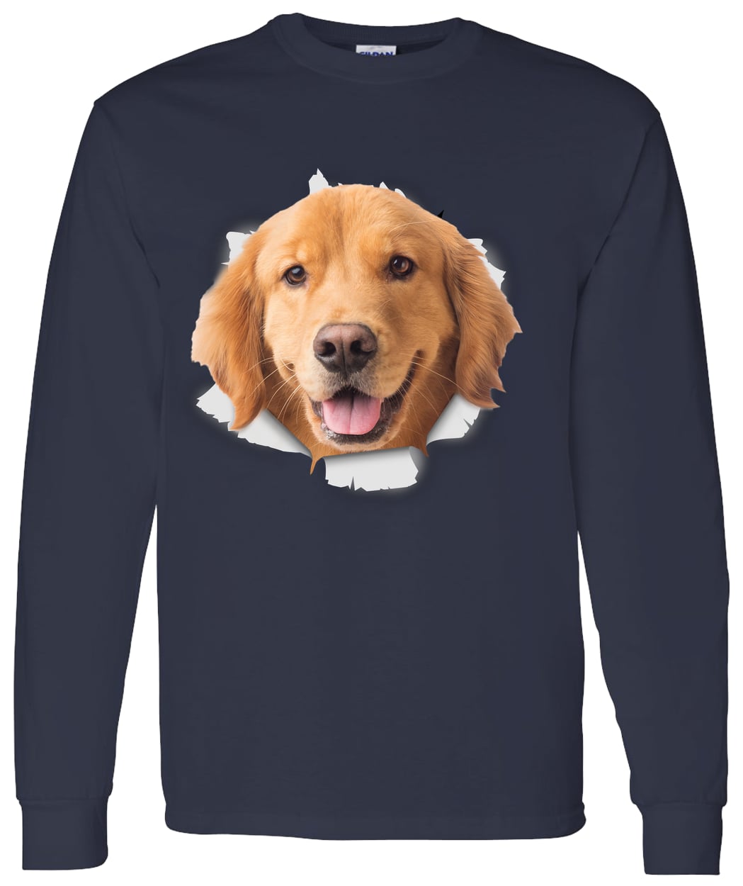 G540 LS T-Shirt 5.3 oz. - Navy