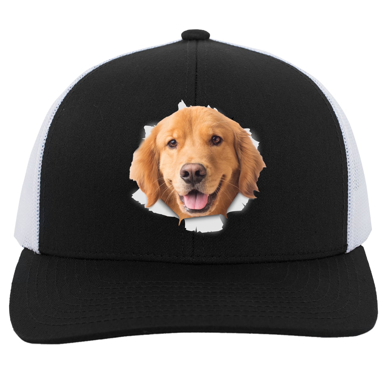 104C Trucker Snap Back - Black/White
