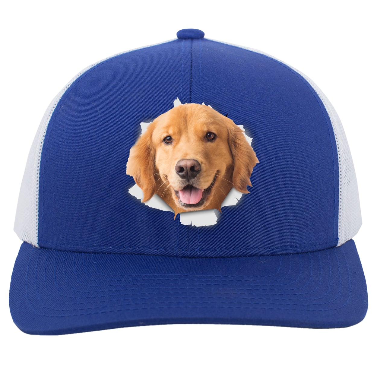 104C Trucker Snap Back - Royal/White