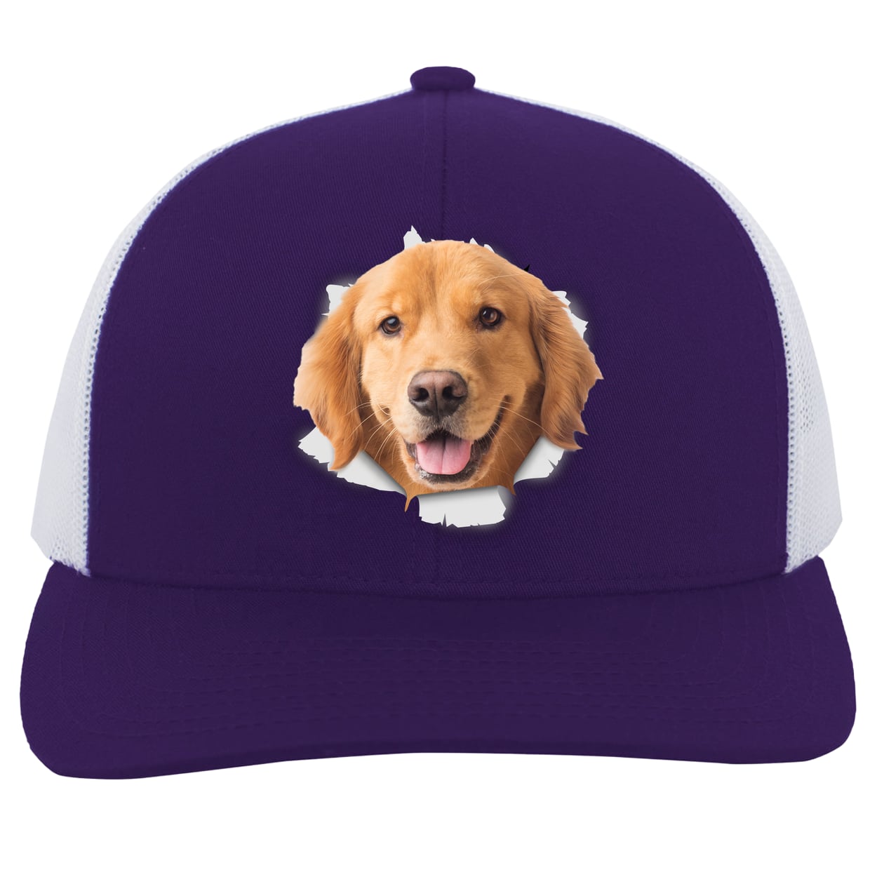 104C Trucker Snap Back - Purple/White