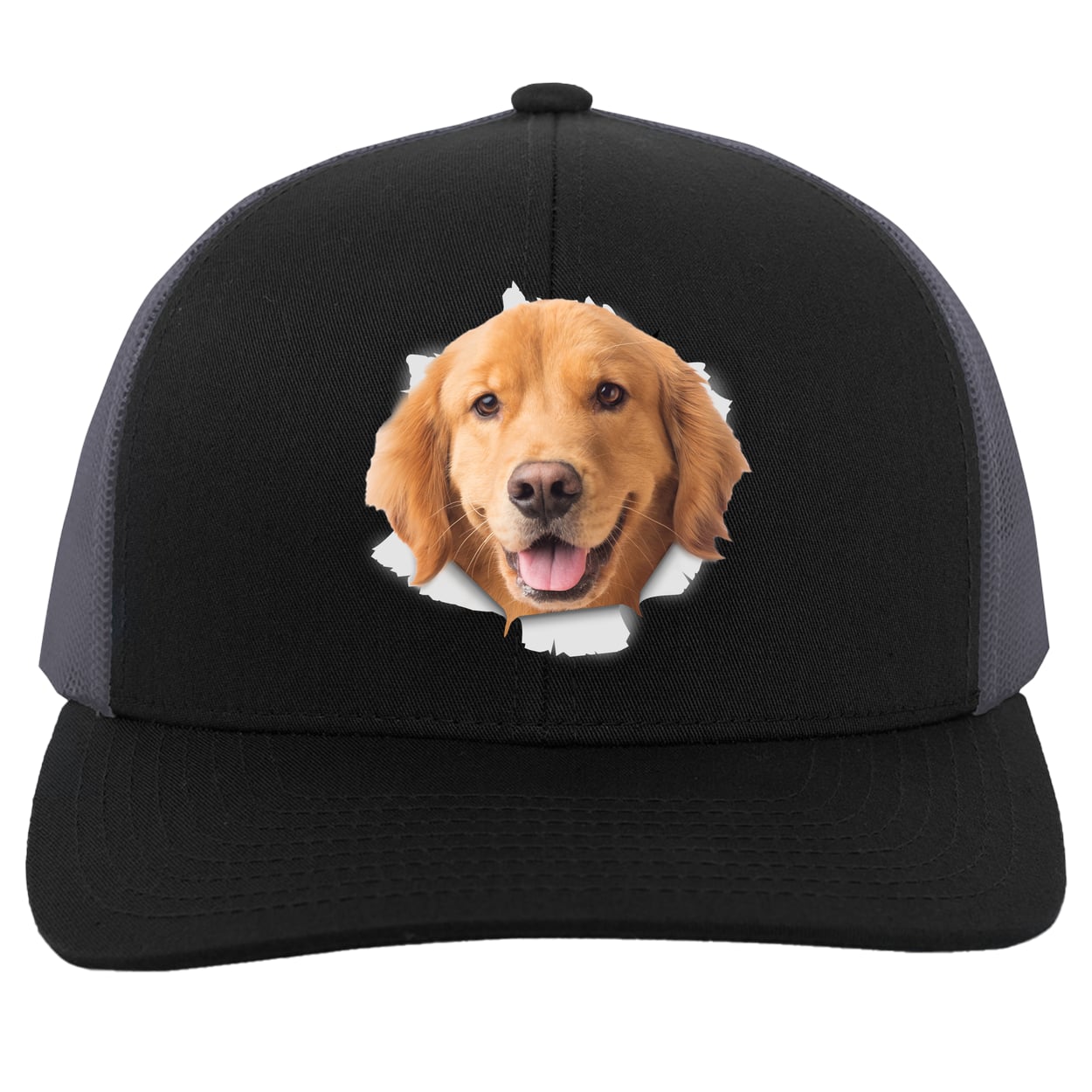 104C Trucker Snap Back - Black/Graphite