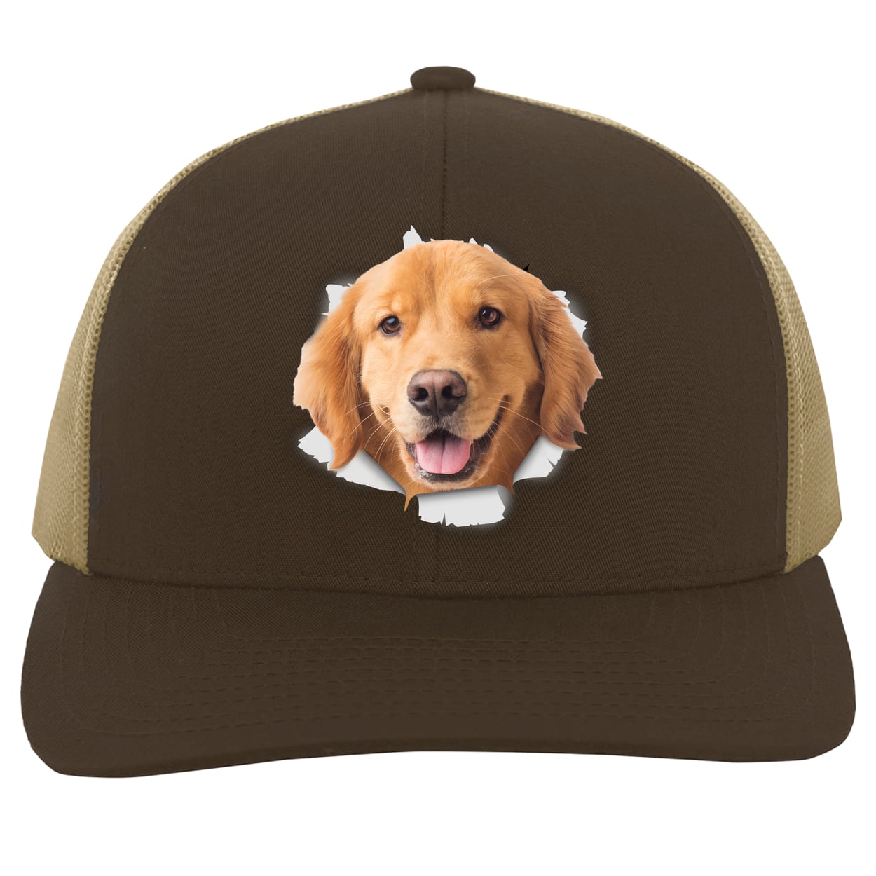 104C Trucker Snap Back - Brown/Khaki