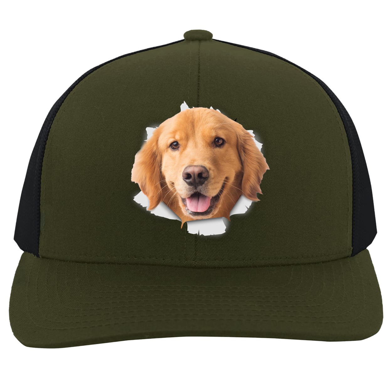 104C Trucker Snap Back - Moss/Charcoal