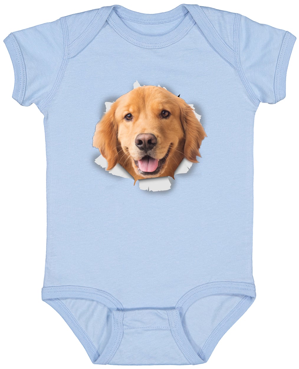 4424 Infant Fine Jersey Bodysuit - Light Blue