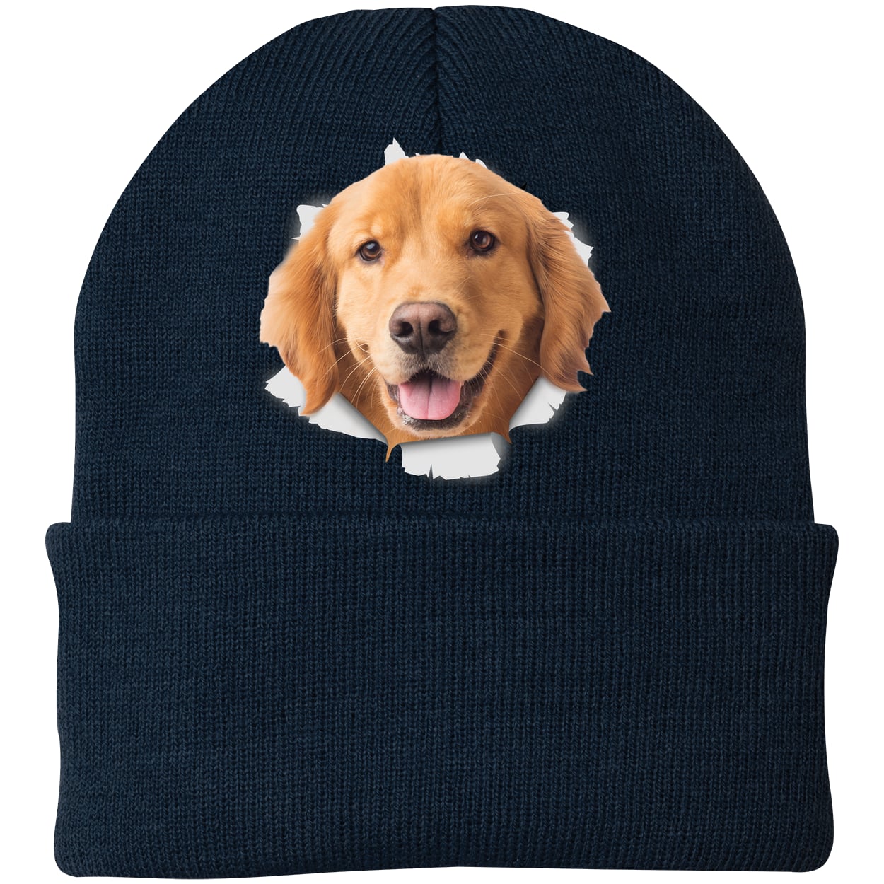 CP90 Port & Company Knit Beanie - Navy