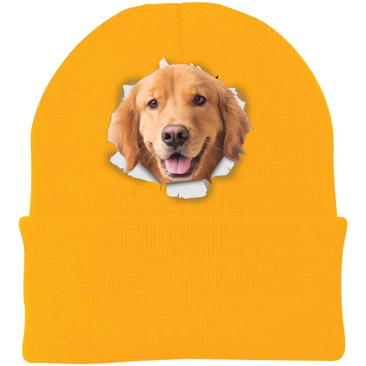CP90 Port & Company Knit Beanie - Athletic Gold