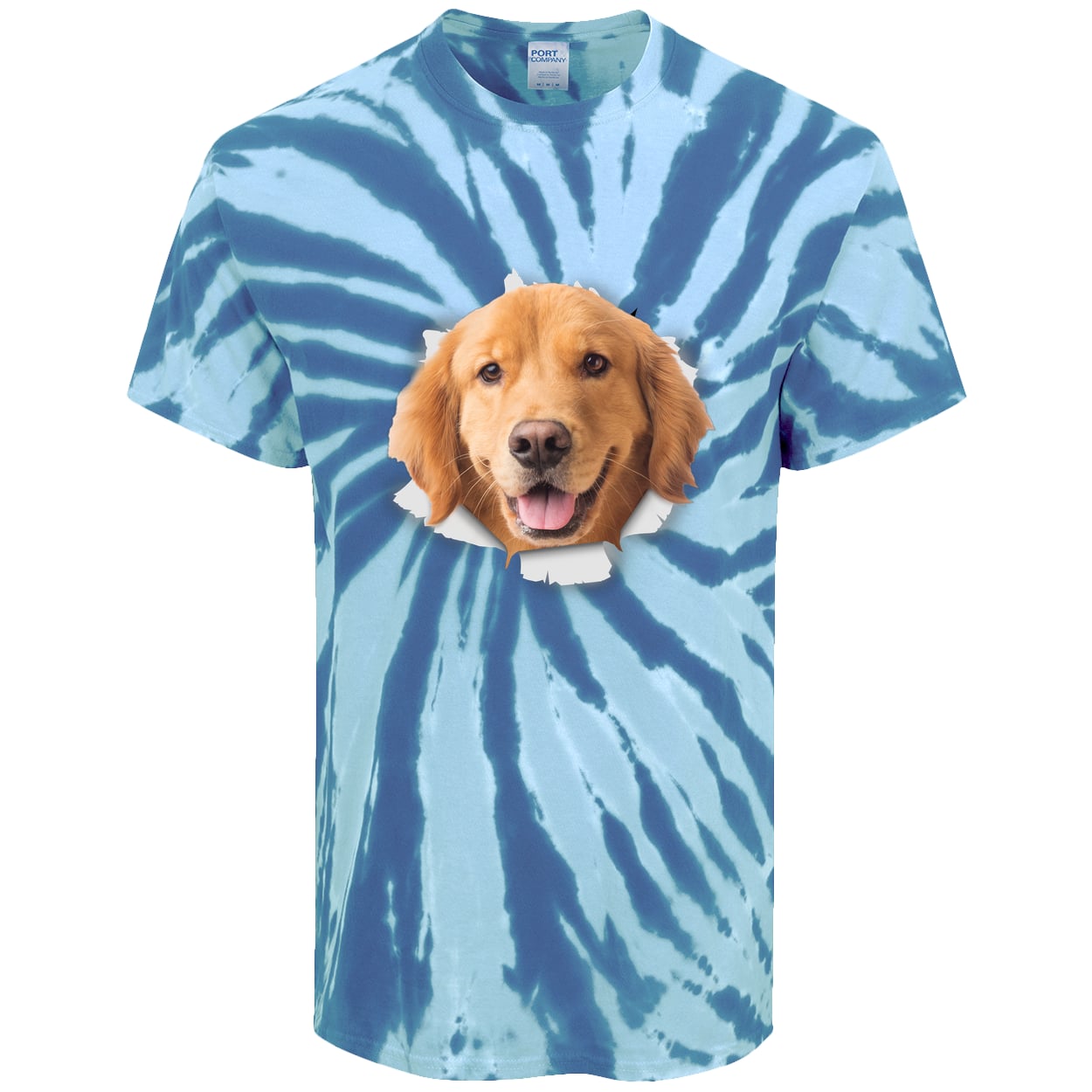 PC147 Port & Company Tie-Dye Tee - Royal