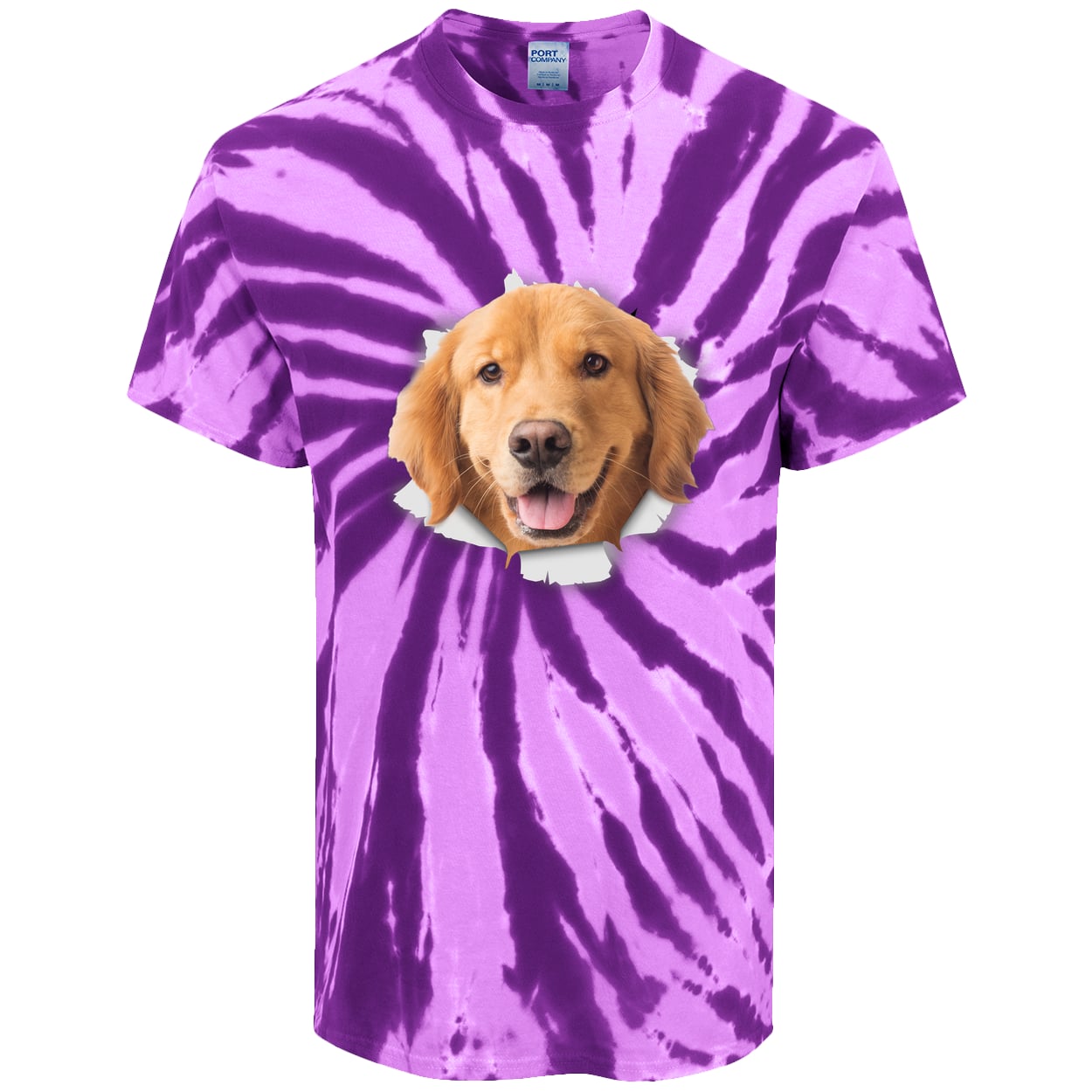 PC147 Port & Company Tie-Dye Tee - Purple