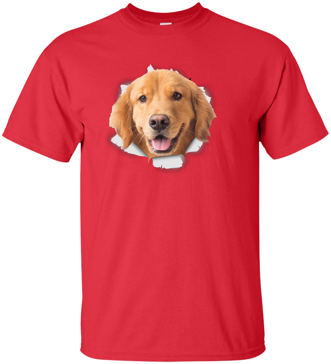 G200T Gildan Mens Tall Ultra Cotton Tee - Red
