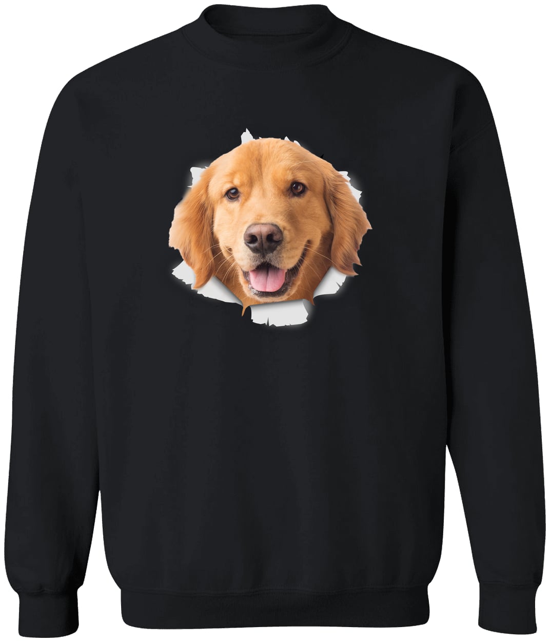 G180 Gildan Crewneck Pullover Sweatshirt - Black