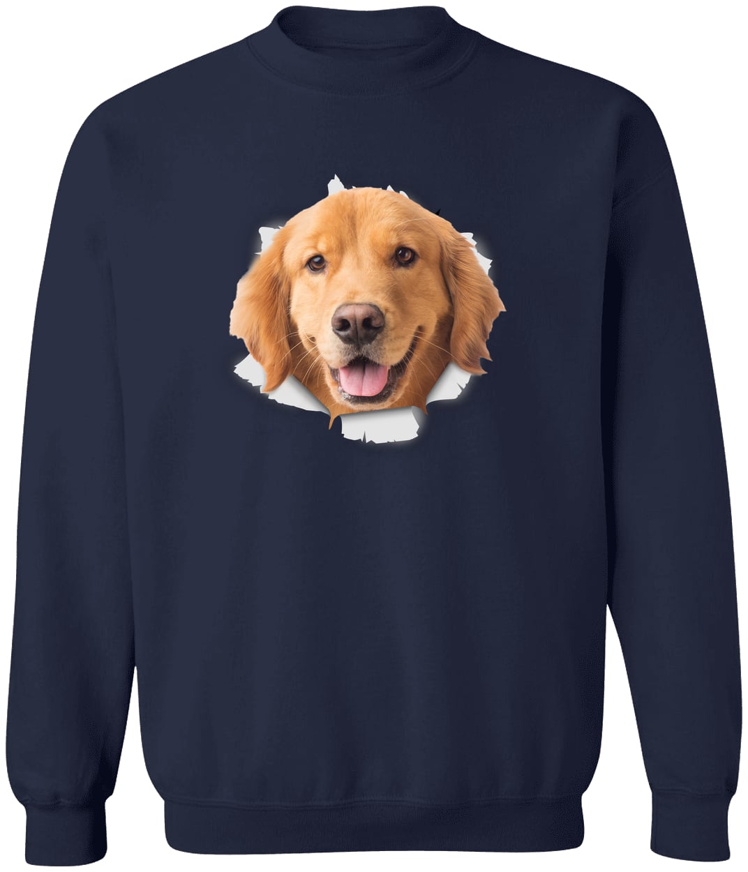 G180 Gildan Crewneck Pullover Sweatshirt - Navy