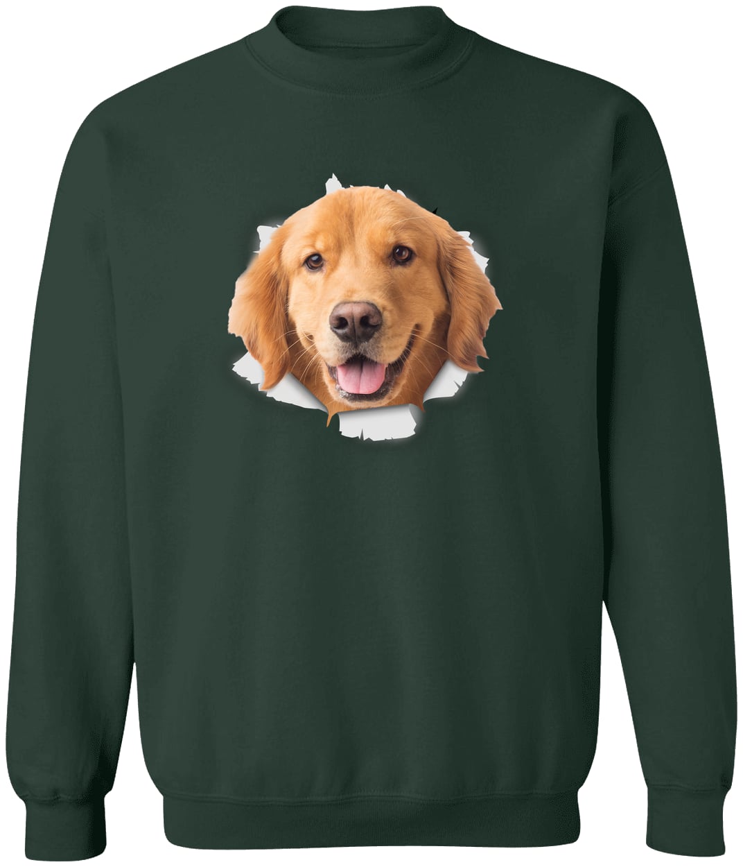 G180 Gildan Crewneck Pullover Sweatshirt - Forest Green