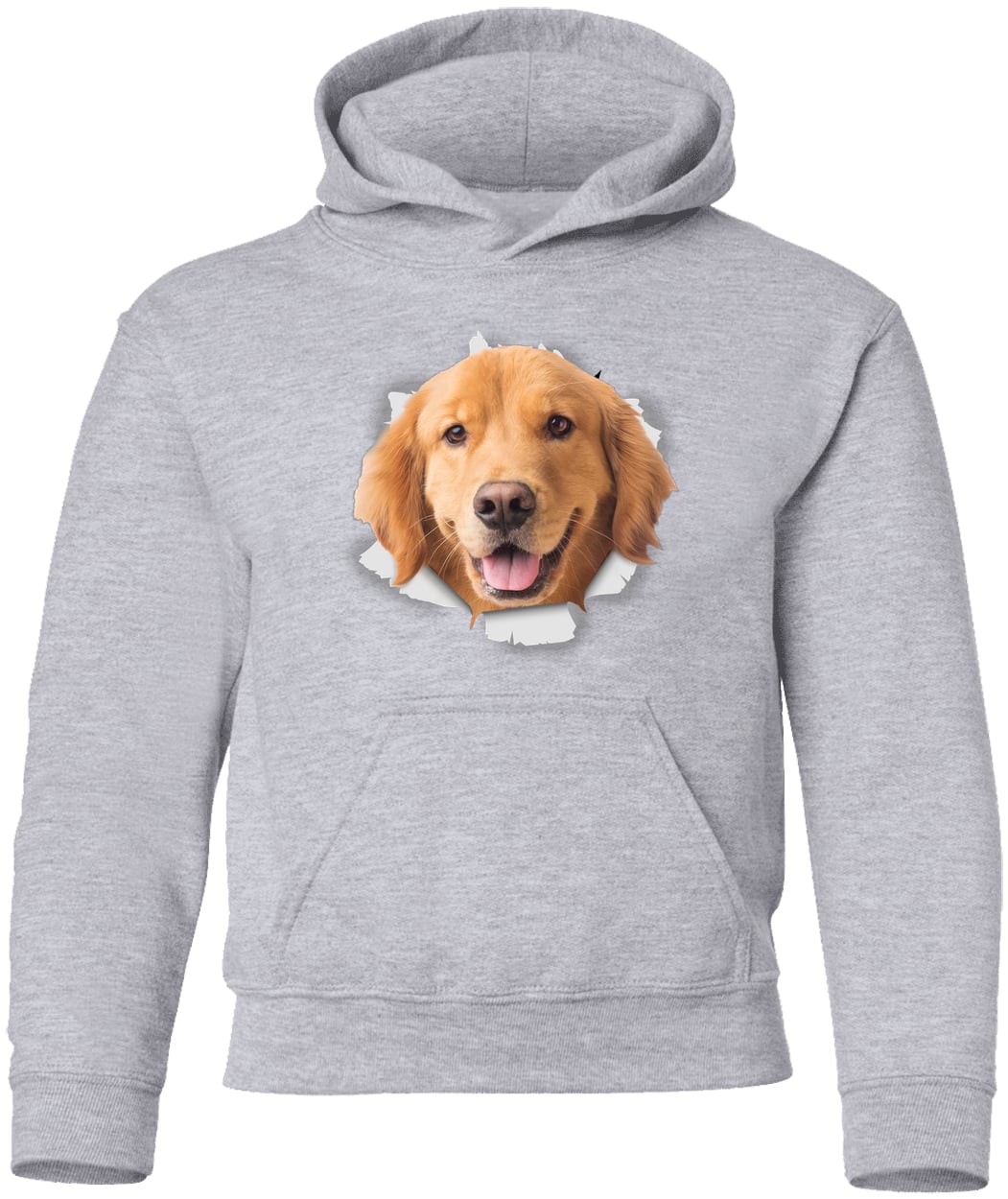 G185B Gildan Youth Pullover Hoodie - Sport Grey