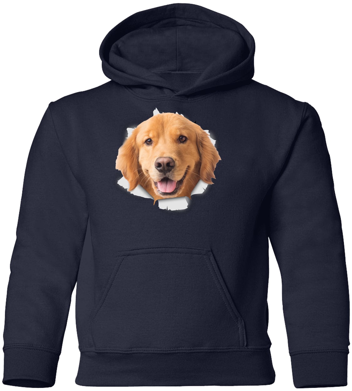 G185B Gildan Youth Pullover Hoodie - Navy