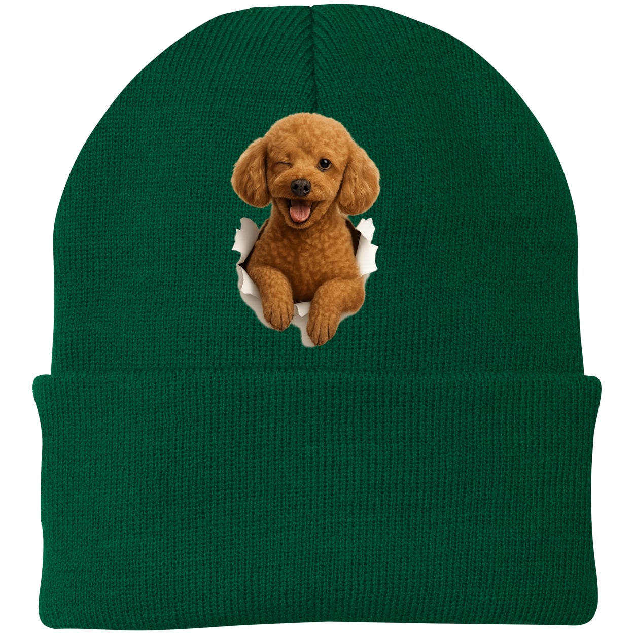 CP90 Port & Company Knit Beanie - Athletic Green