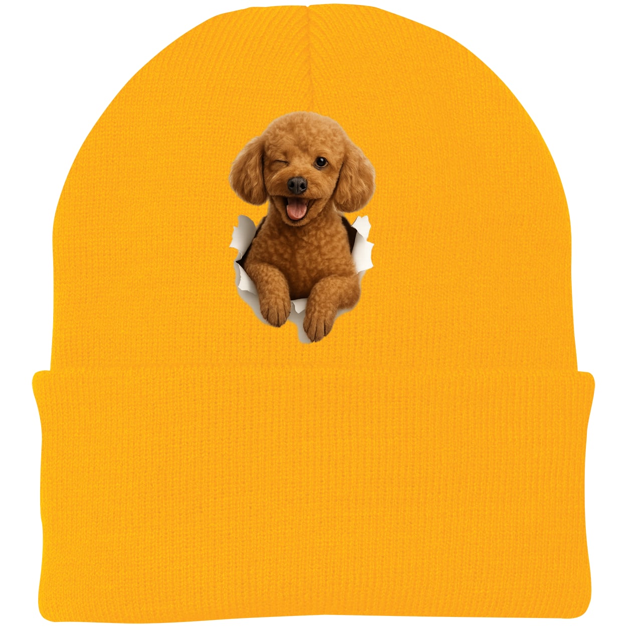 CP90 Port & Company Knit Beanie - Athletic Gold