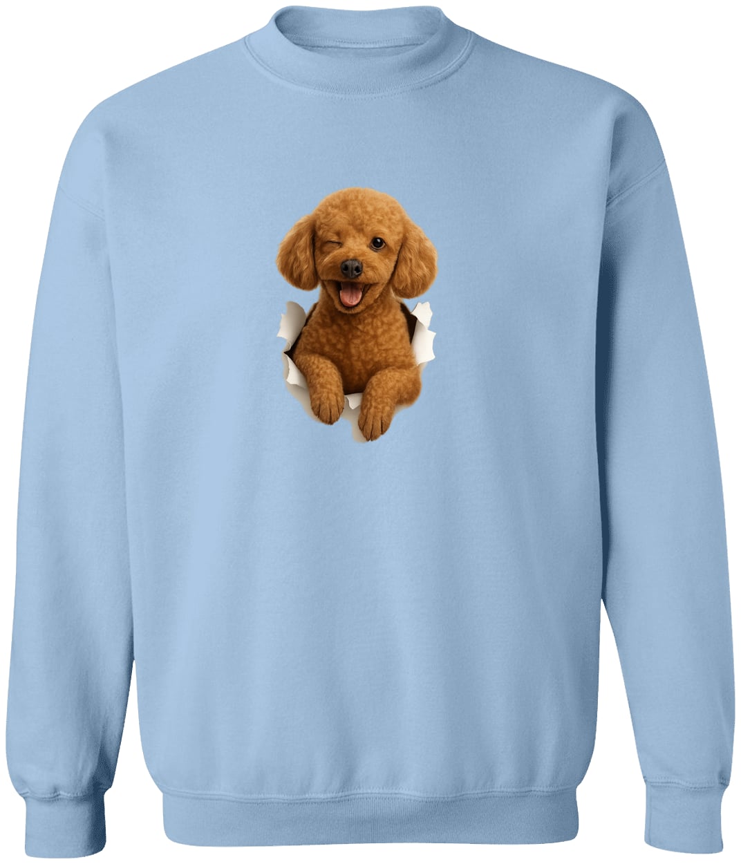 G180 Gildan Crewneck Pullover Sweatshirt - Light Blue