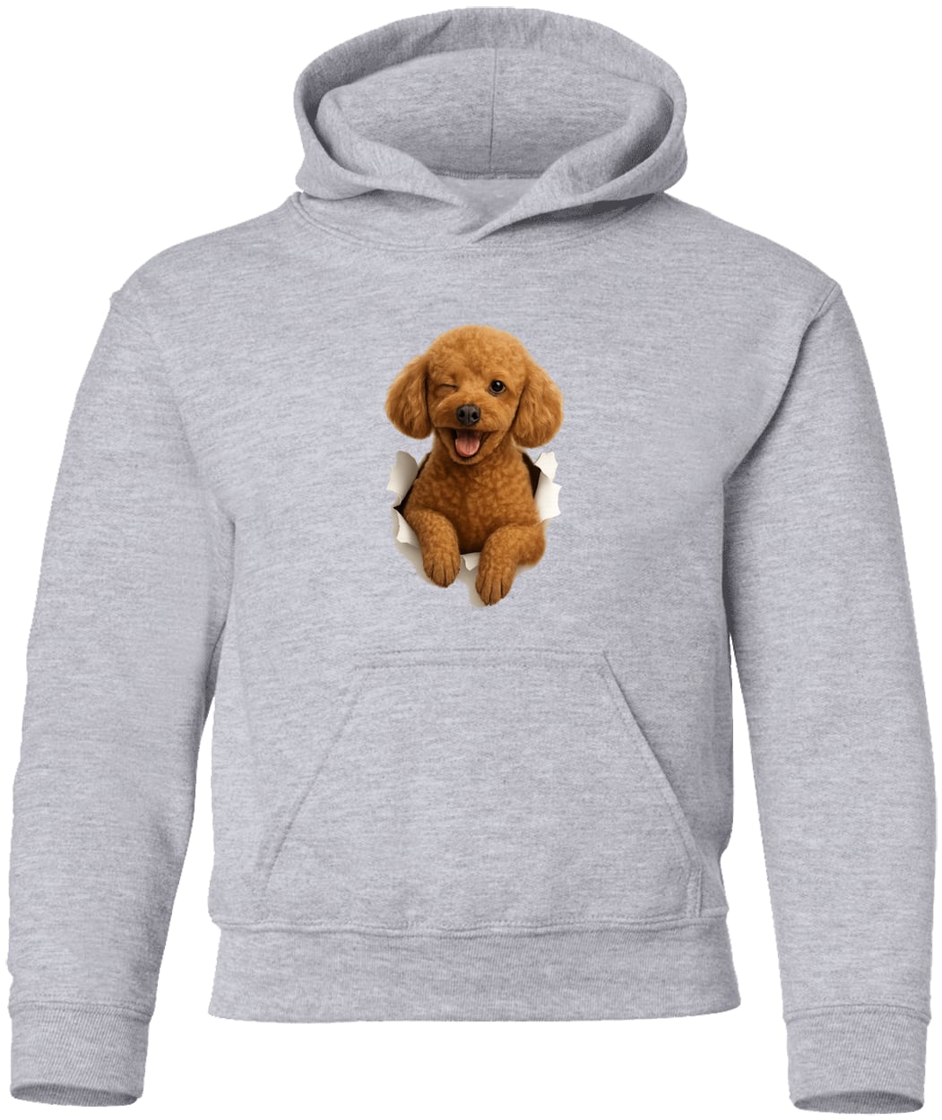 G185B Gildan Youth Pullover Hoodie - Sport Grey