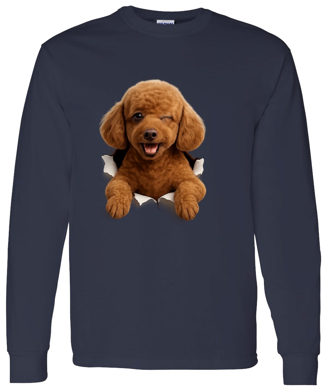G540 LS T-Shirt 5.3 oz. - Navy