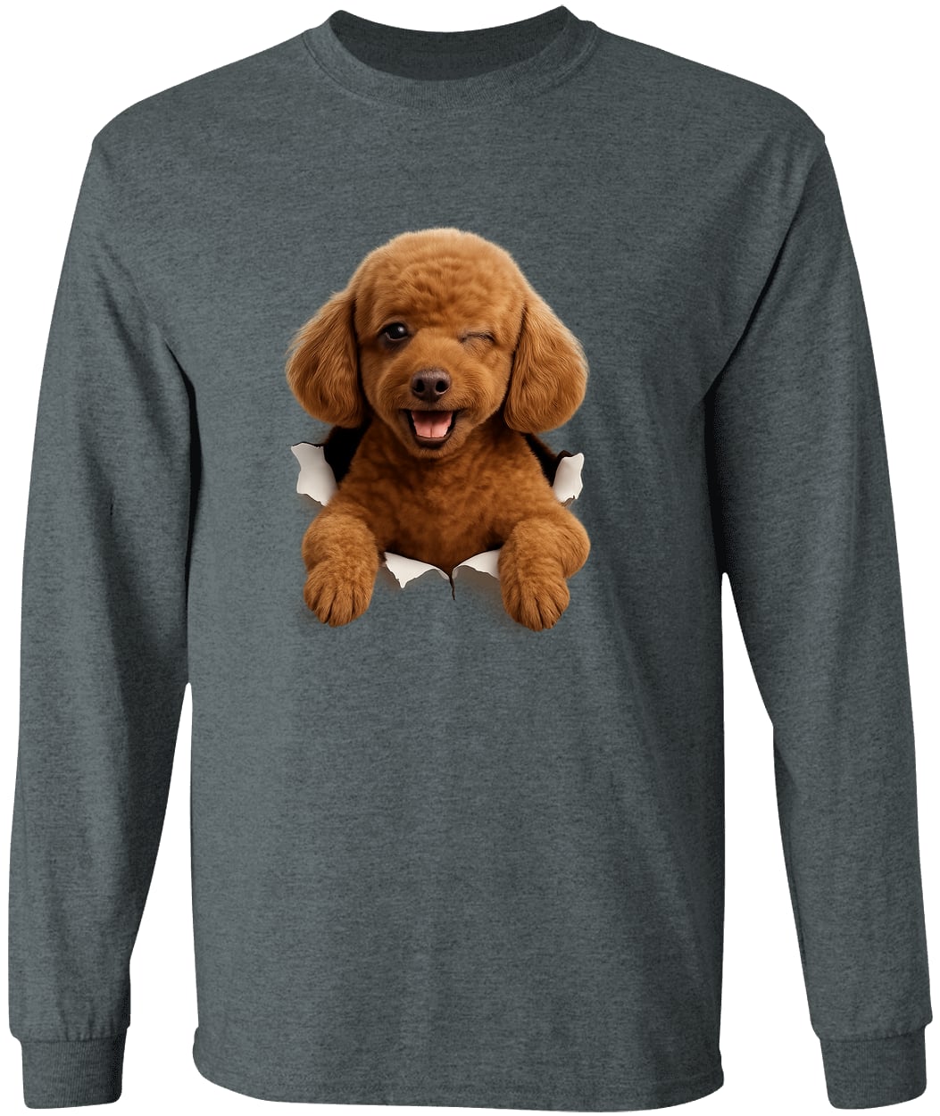 G540 LS T-Shirt 5.3 oz. - Dark Heather