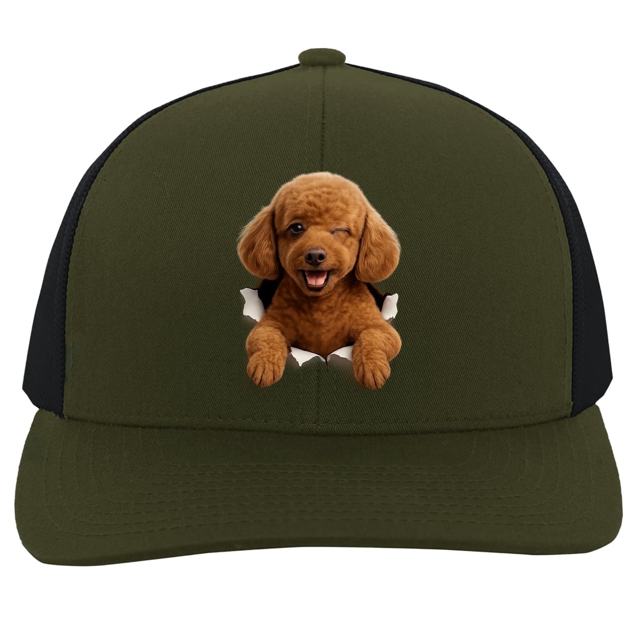 104C Trucker Snap Back - Moss/Charcoal