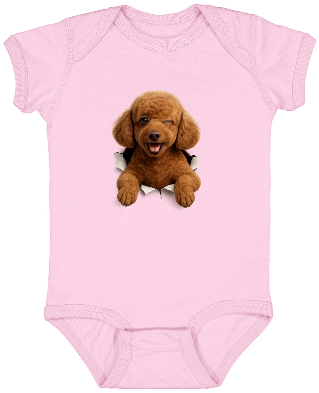 4424 Infant Fine Jersey Bodysuit - Pink