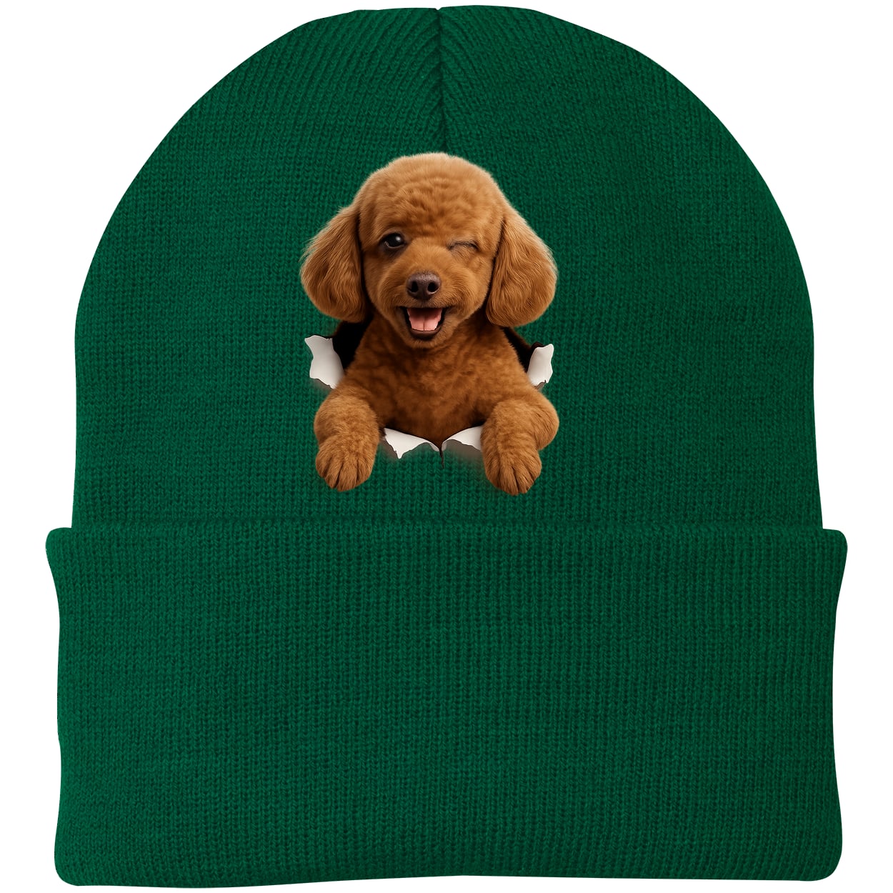 CP90 Port & Company Knit Beanie - Athletic Green