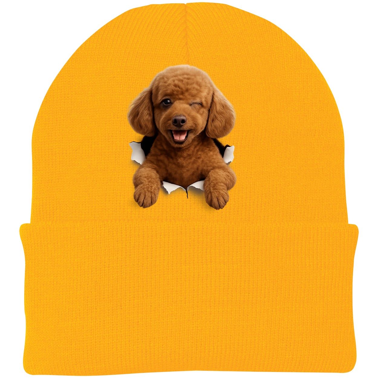 CP90 Port & Company Knit Beanie - Athletic Gold