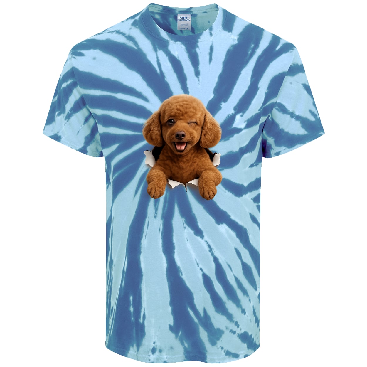 PC147 Port & Company Tie-Dye Tee - Royal