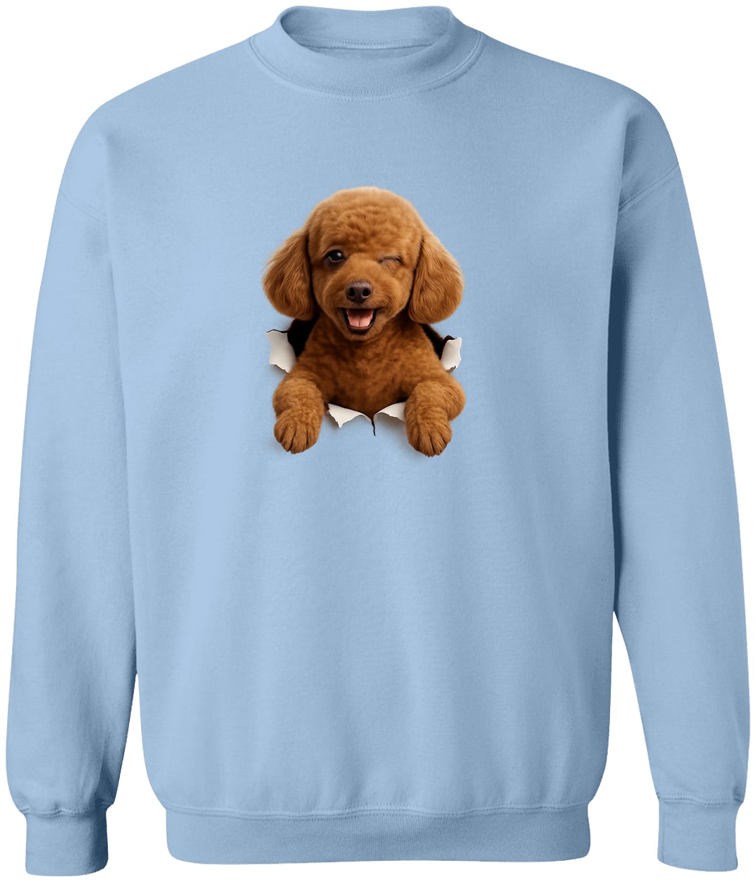 G180 Gildan Crewneck Pullover Sweatshirt - Light Blue