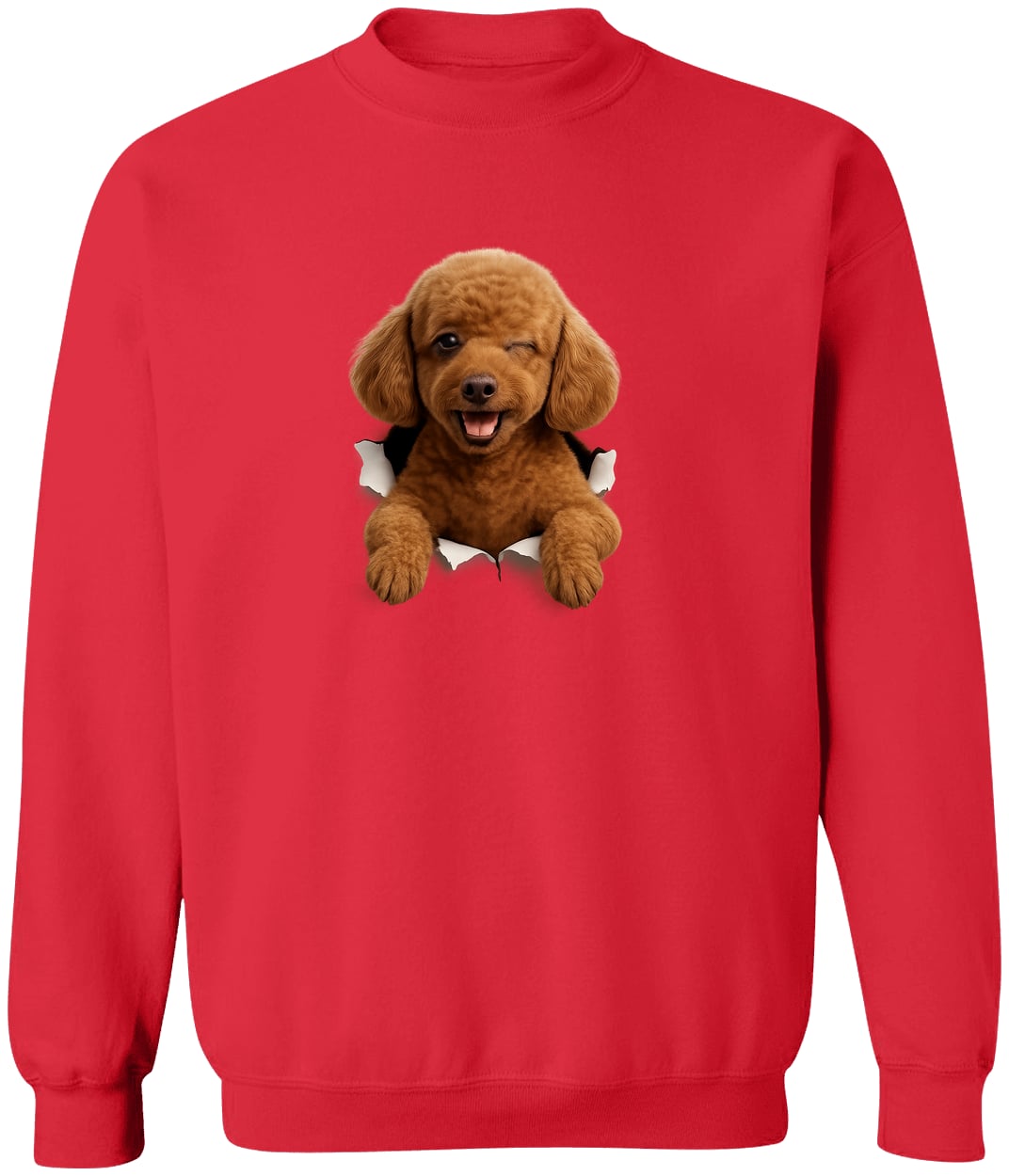G180 Gildan Crewneck Pullover Sweatshirt - Red