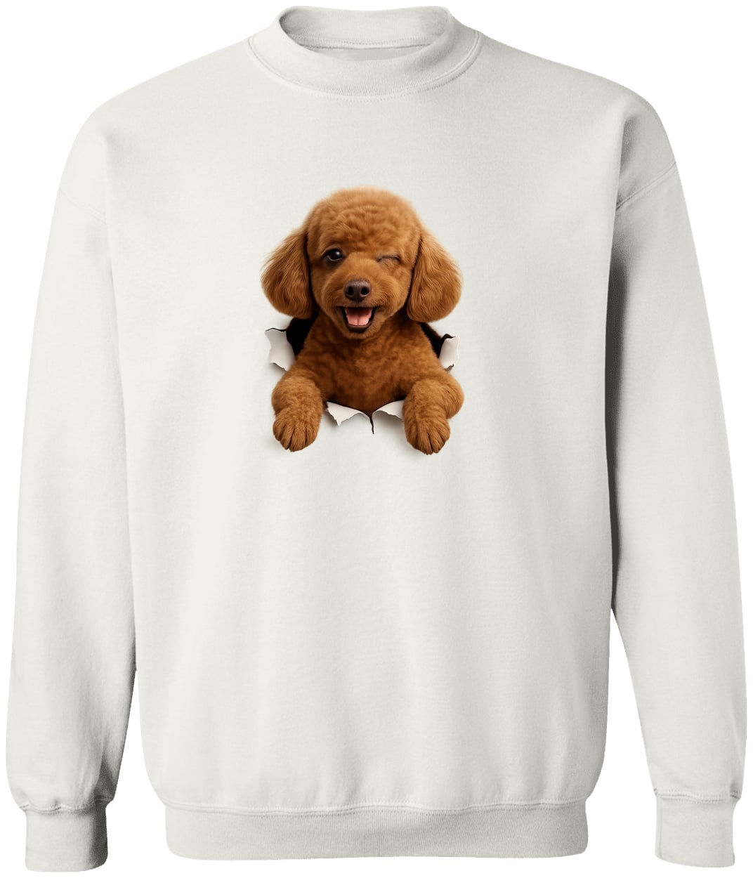G180 Gildan Crewneck Pullover Sweatshirt - White