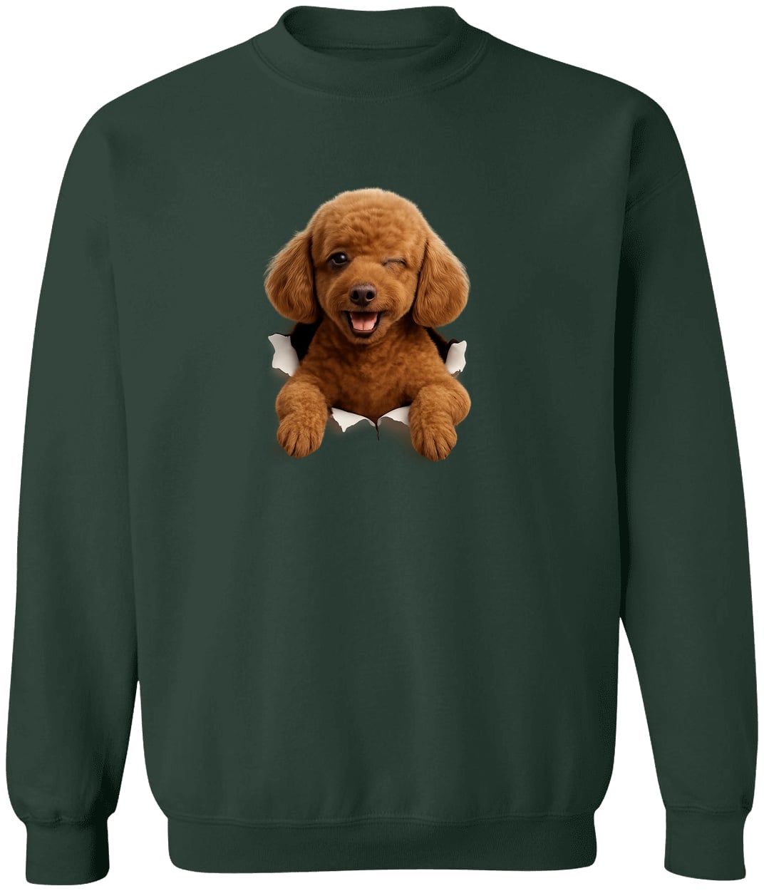 G180 Gildan Crewneck Pullover Sweatshirt - Forest Green