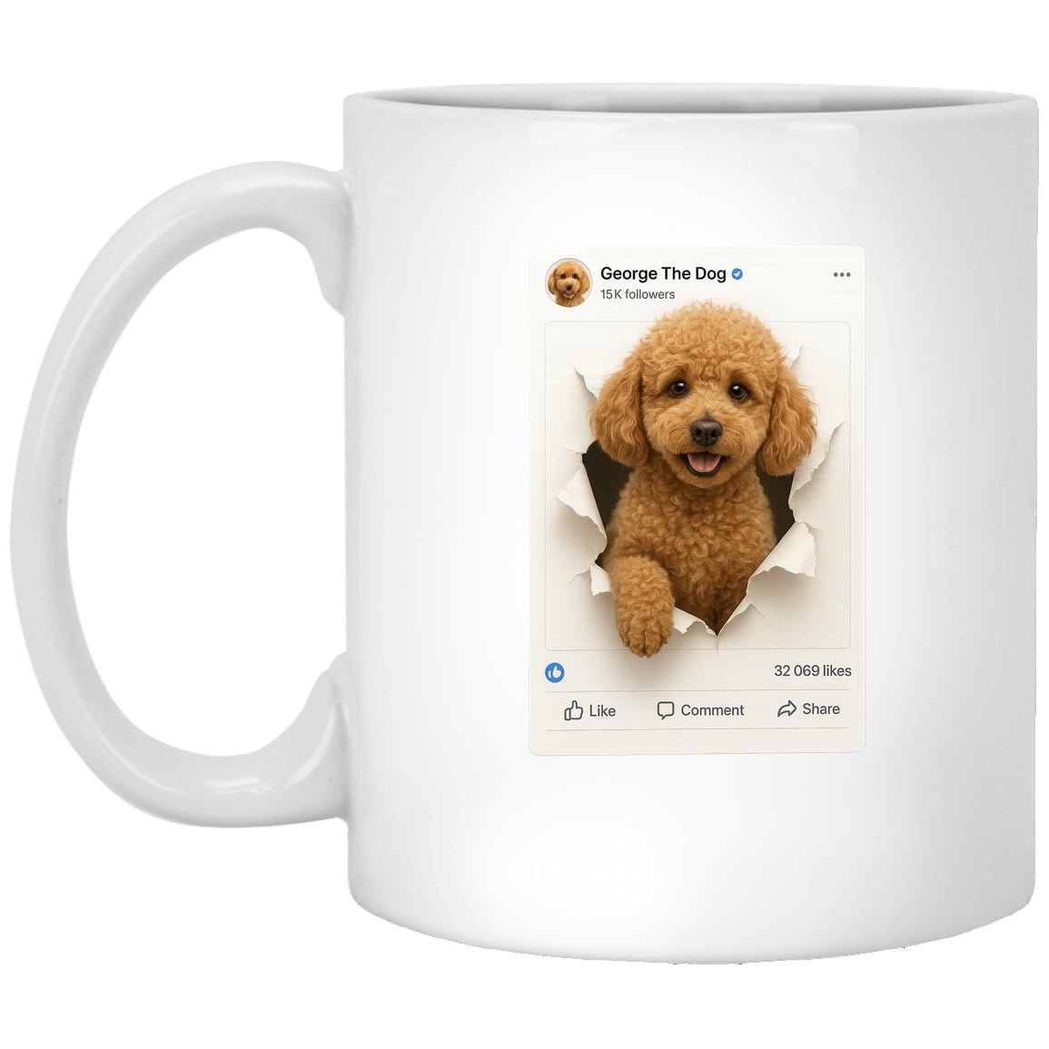 XP8434 11oz White Mug  Design Preview