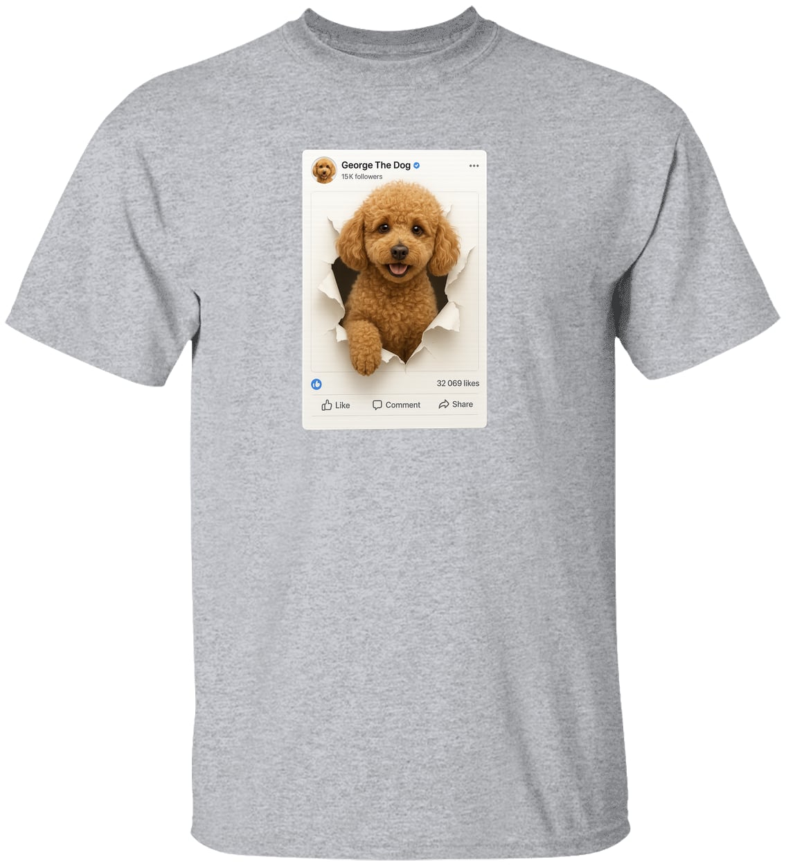 G500 Gildan 5.3 oz. T-Shirt - Sport Grey