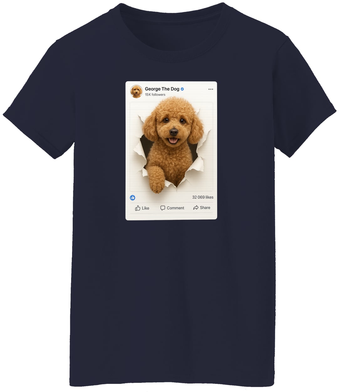 G500L Ladies' 5.3 oz. T-Shirt - Navy