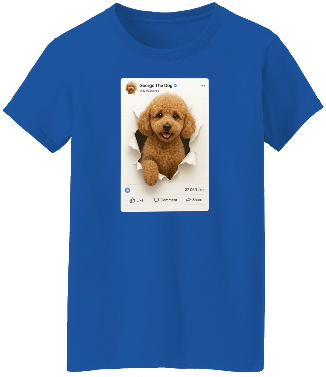G500L Ladies' 5.3 oz. T-Shirt - Royal