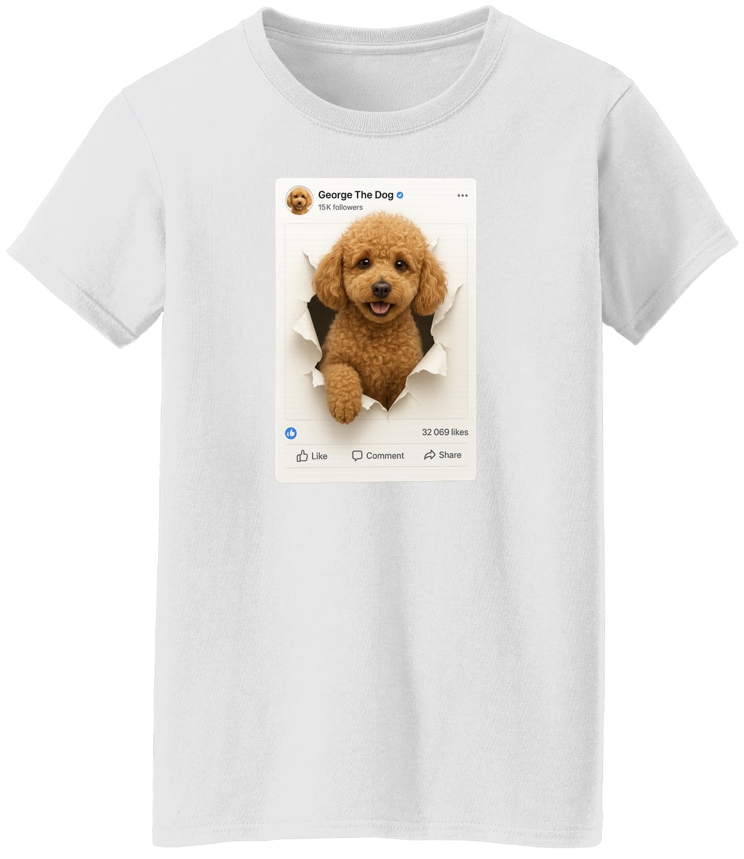 G500L Ladies' 5.3 oz. T-Shirt - White