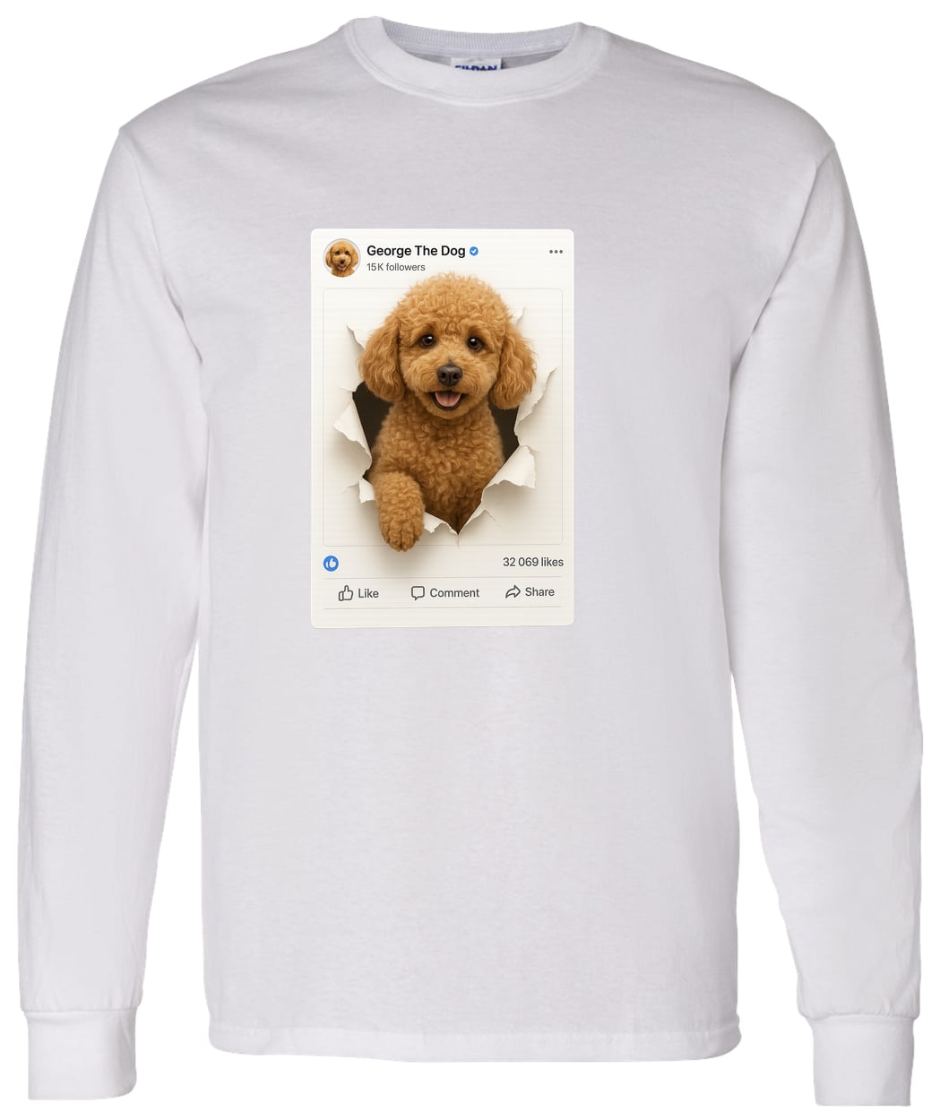 G540 LS T-Shirt 5.3 oz. - White