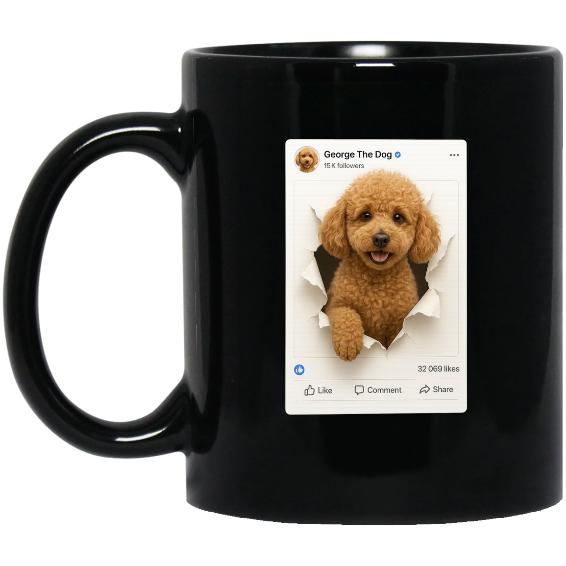 BM11OZ 11oz Black Mug Design Preview