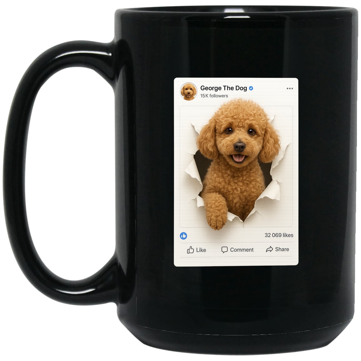 BM15OZ 15oz Black Mug Design Preview