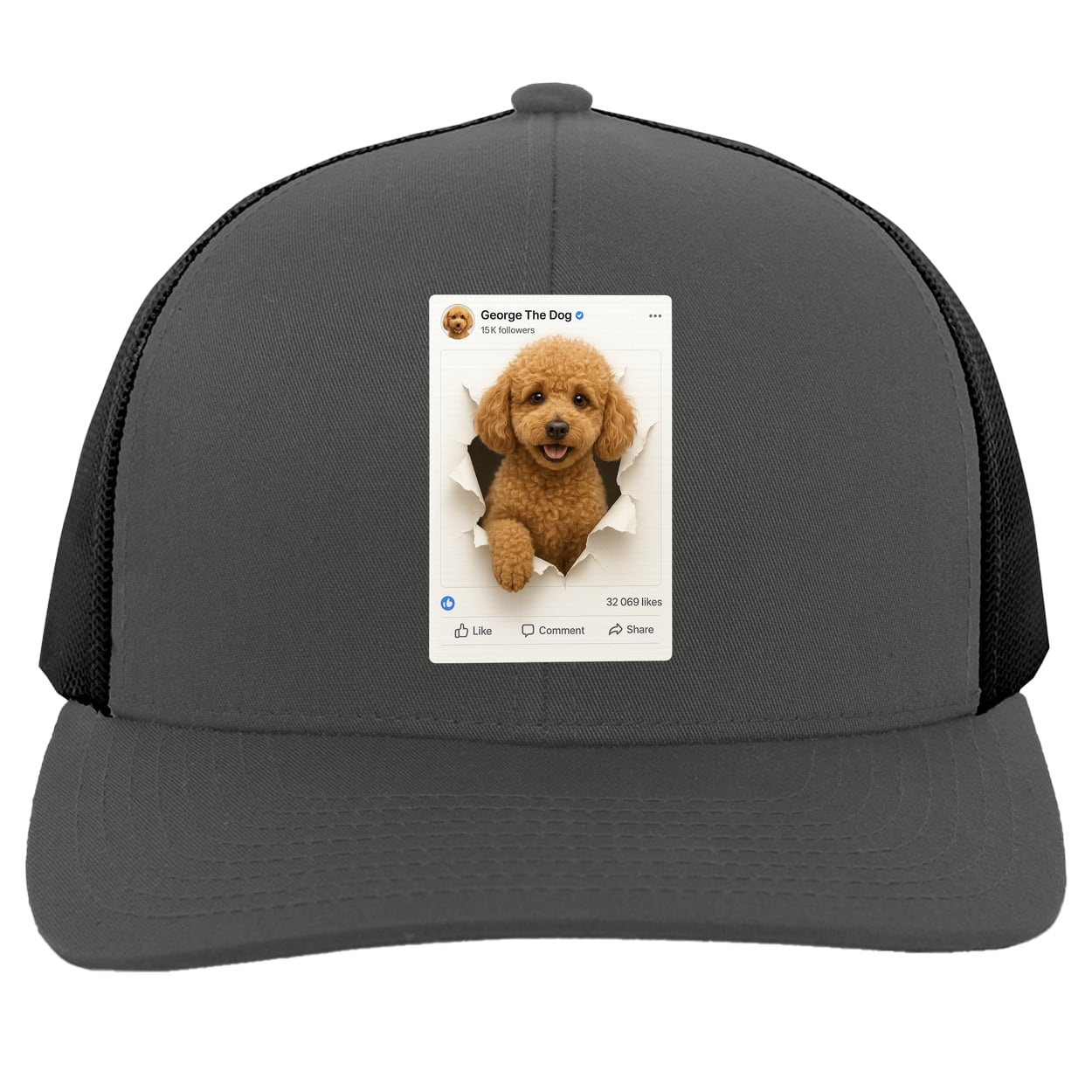 104C Trucker Snap Back - Graphite/Black