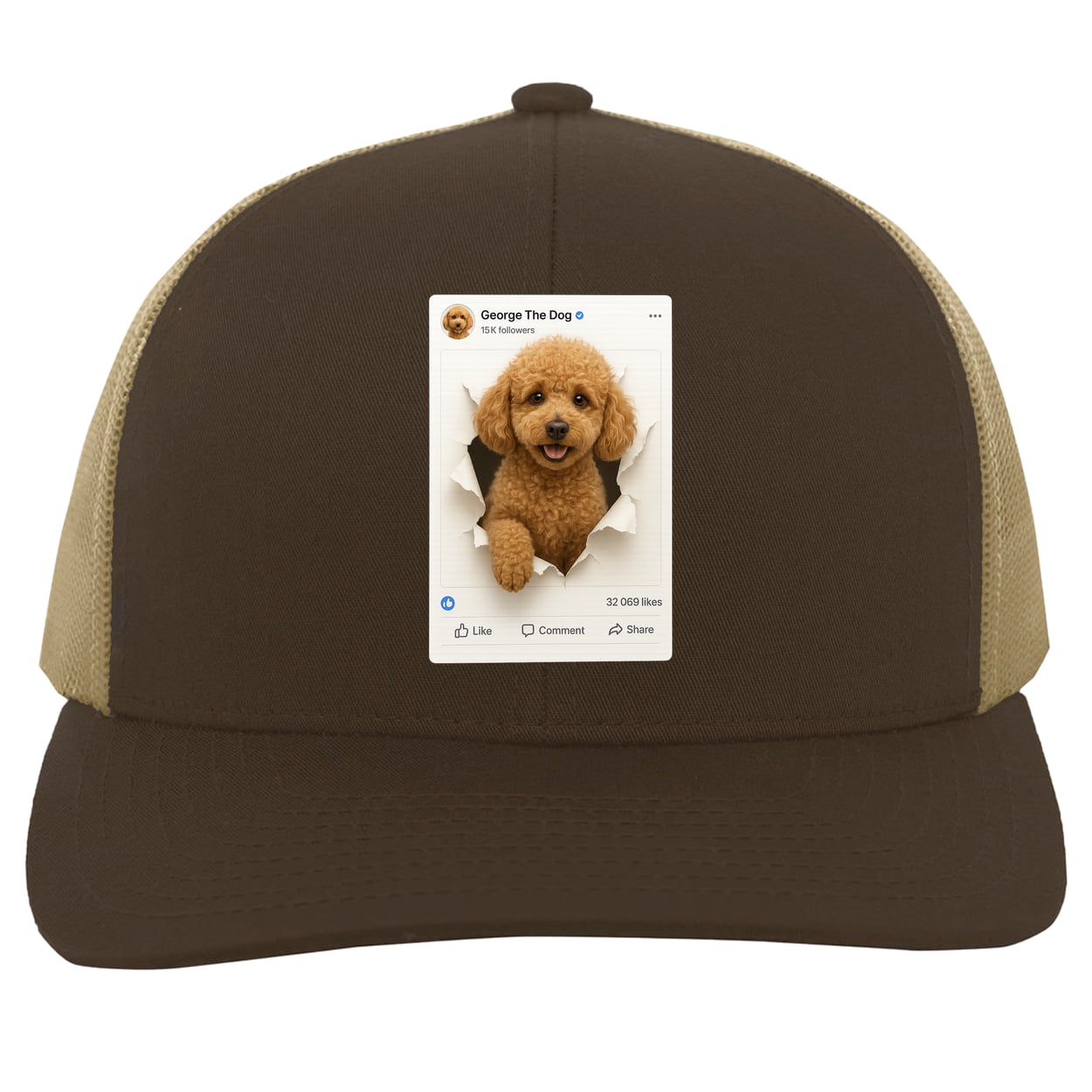 104C Trucker Snap Back - Brown/Khaki